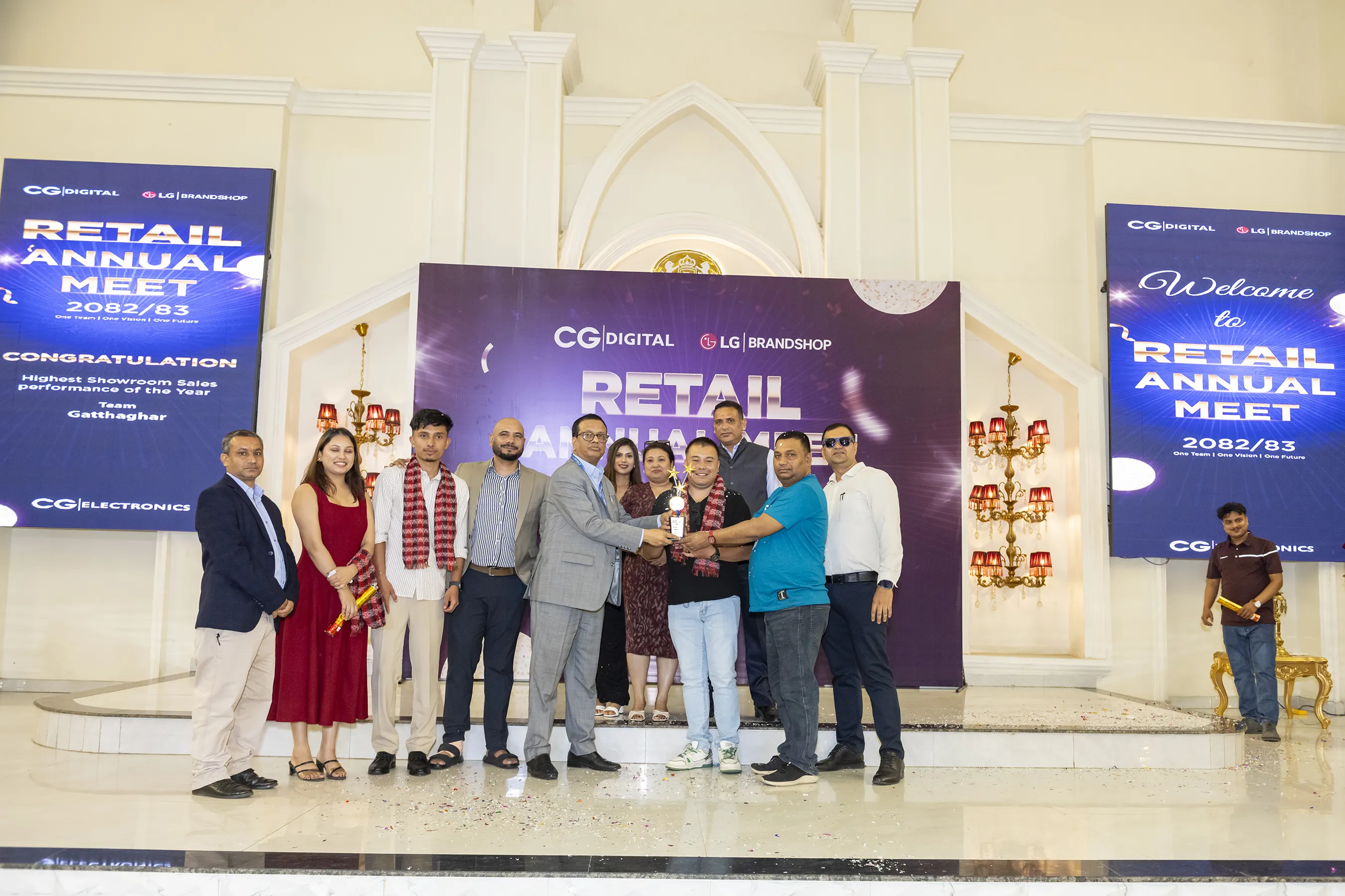 CG Electronics को ‘Retail Annual Meet सम्पन्न, उत्कृष्ट शोरुमहरू सम्मानित